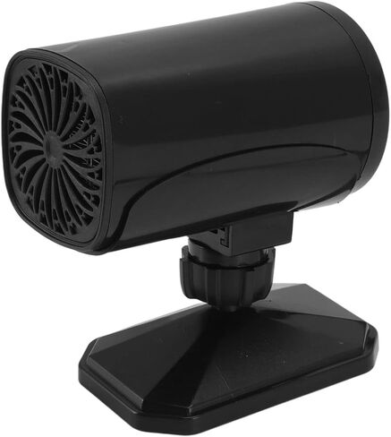 Generic Car Heater Fan Portable Car Window Defroster with Battery Charger, 1500mAh Battery Powered Space Heater for Small Areas with Anti Tilt Design Safe for Cars Office Indoor Use in Saudi Arabia