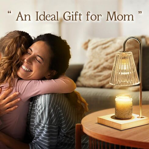 Candle Warmer Lamp with Timer for Yankee Candles, Black Wax Warmer with Dish for Wax Melts, House Warming Gifts New Home Kitchen Office Dorm Room Fall Decor, Birthday Gifts for Mom Women Men in Saudi Arabia