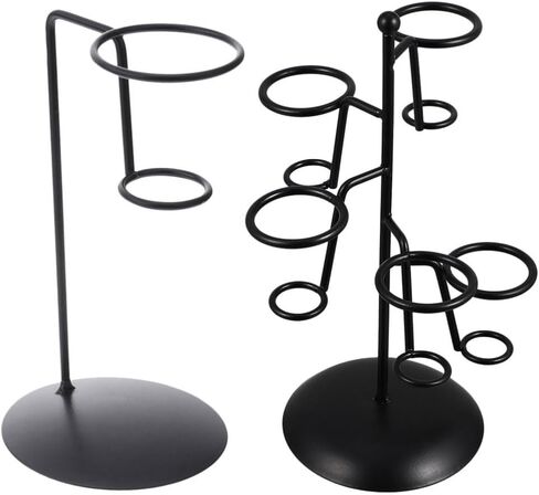 OperItacx 2pcs آيس كريم مخروط مخروط الحديد شاشة الحديد حامل رفوف وافل المخاريط حامل الرف in Kuwait