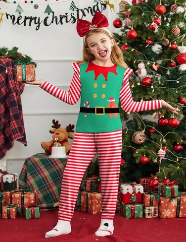 Arshiner Girls 2 قطعة ملابس طويلة الأكمام قمم وسروال مع مجموعة من الجيوب من 6-14y in Saudi Arabia