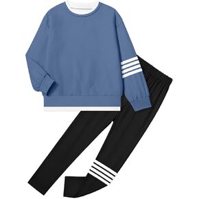 Baveder Girls Clothes 2 قطعة ملابس للبنات أطفال Tween العصرية الصلبة وهما من مجموعة من البلوز in Kuwait