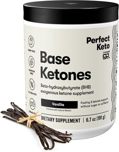 مسحوق الكيتون الكامل المثالي ، أملاح BHB لدعم الكيتوزية وصيام الصيام ، الشوارد للترطيب ، الطاقة الخالية من الكافيين ، الشوكولاتة ، 8.57 أوقية in Kuwait