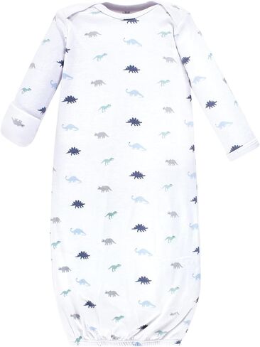 Hudson Baby Unisex Baby Cotton Gowns, Sparkle, Preemie/Newborn in Kuwait