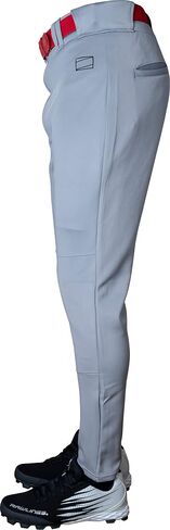 Rawlings Men's PRO 150 Series Baseball Pants | Tapered Jogger Fit | Adult Sizes | Piped | Multiple Colors in Saudi Arabia