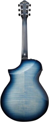 Ibanez AEWC32FM AEWC Acoustic-Electric Guitar - Indigo Sunset Fade High Gloss Bundle with Case, Tuner, Strap, D'Addario Strings, Picks, Austin Bazaar Instructional Video, and Polishing Cloth in Saudi Arabia