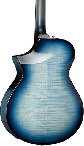 Ibanez AEWC32FM AEWC Acoustic-Electric Guitar - Indigo Sunset Fade High Gloss Bundle with Case, Tuner, Strap, D'Addario Strings, Picks, Austin Bazaar Instructional Video, and Polishing Cloth in Saudi Arabia