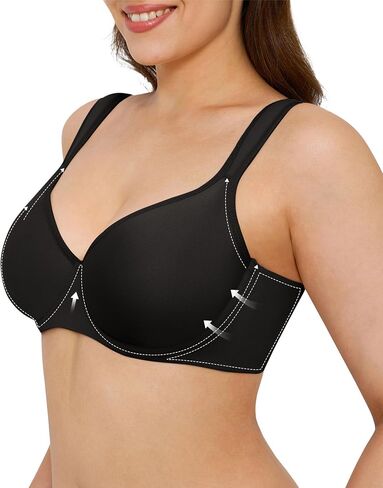 Popilush Minimizer Bras for Women Full Coverage Underwire, Plus Size Bra with Supportive & Comfortable for Large Breasts in Saudi Arabia