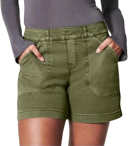 Oprah's Favorite Shorts,Mycomfyblouse Shorts,Women's Stretch Twill Casual Shorts,Glamgodchic Pants in Kuwait