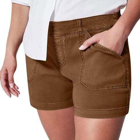 Oprah's Favorite Shorts,Mycomfyblouse Shorts,Women's Stretch Twill Casual Shorts,Glamgodchic Pants in Kuwait