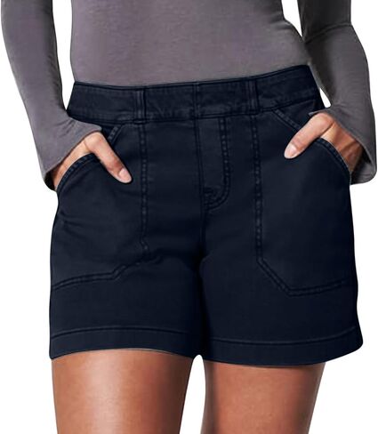 Oprah's Favorite Shorts,Mycomfyblouse Shorts,Women's Stretch Twill Casual Shorts,Glamgodchic Pants in Kuwait