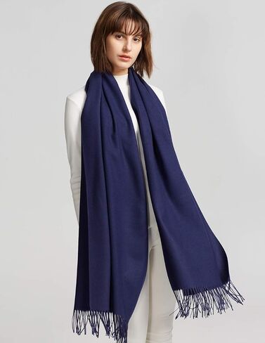 Pashmina Shawl Wrap Soft Cashmere Feel Blanket Scarf for Women, Wedding & Evening Wrap, Winter Warm Fashion Scarves in Kuwait