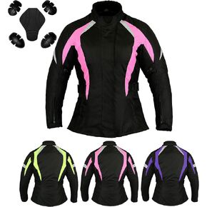 سترة راكب الدراجات النارية للسيدات سيدات ماء مقاوم للماء معطف دراجة نارية CE Armor Girls Motocross سترة in Kuwait