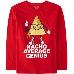 The Children's Place Boys' Long Sleeve Graphic T-Shirt, Awesome Kid, Medium in Saudi Arabia