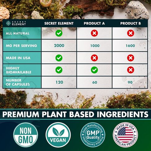 Sea Moss Capsules - Irish Sea Moss Advanced with Burdock Root, Bladderwrack & Muira Puama for Immunity, Gut, & Energy - Superfood Sea Moss Supplements w/Raw Sea Moss Powder, 120 Capsules, (3 Pack) in Kuwait