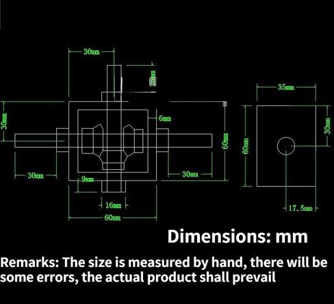 Miter Transmission 1pcs 1:1 Angle Steer Device 10mm Shaft Right Angle Commutator Gearbox 90 Degree Bevel Gear 1.25M 20 Teeth Gear Transmission Pinion Mechanical(Model 1) in Saudi Arabia