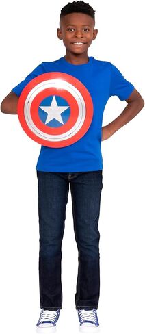 MARVEL CAPTAIN AMERICA AMERIA COLLEEN ALSEMEEN ASCEDY - ملحق درع بلاستيكي 24 بوصة مع تشطيب معدني in Saudi Arabia