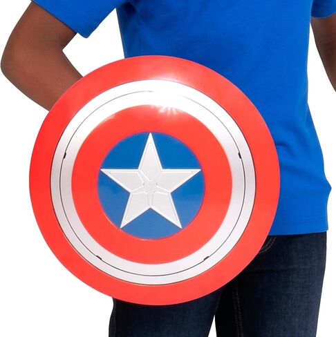 MARVEL CAPTAIN AMERICA AMERIA COLLEEN ALSEMEEN ASCEDY - ملحق درع بلاستيكي 24 بوصة مع تشطيب معدني in Saudi Arabia