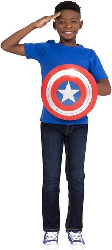 MARVEL CAPTAIN AMERICA AMERIA COLLEEN ALSEMEEN ASCEDY - ملحق درع بلاستيكي 24 بوصة مع تشطيب معدني in Saudi Arabia