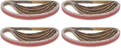 Sandpaper Belt, 20Pcs Sanding Abrasive Strip Replacement 20 Pieces Tape Sanders Tool for Sander 330x10mm600 Machine Special Metal Polishing and Deburring (120#) in Saudi Arabia
