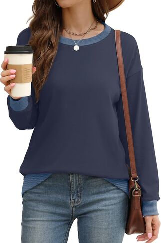 Womens Sweaters Fall Fashion Outfits 2025 Business Casual Tops for Ladies Tunics Shirts Womens Clothing Animal Printed XL in Saudi Arabia