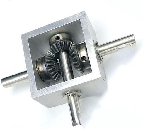 Miter Transmission 1pcs 1:1 Angle Device Commutator 90 Degree Bevel Gearbox 1.25 Module 20 Teeth Right Angle Small Reduce Gearbox Transmission Pinion Mechanical(Type1) in Kuwait