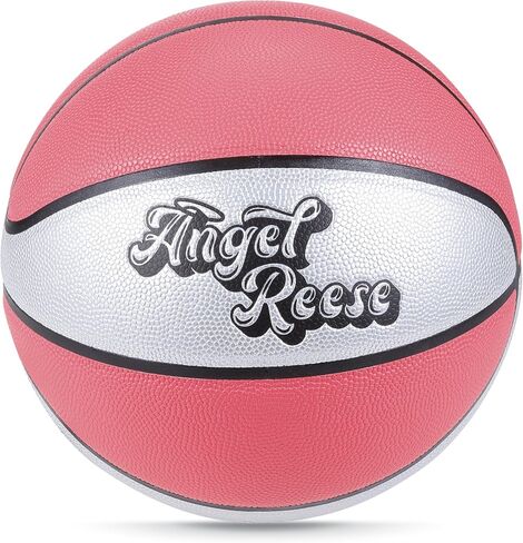 Sakar Angel Reese Official 28.5" Composite Basketball – Indoor/Outdoor Game Ball for Women & Youth, Durable Grip & Feel in Saudi Arabia