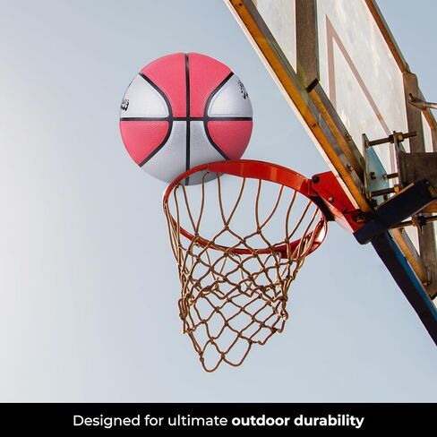 Sakar Angel Reese Official 28.5" Composite Basketball – Indoor/Outdoor Game Ball for Women & Youth, Durable Grip & Feel in Saudi Arabia