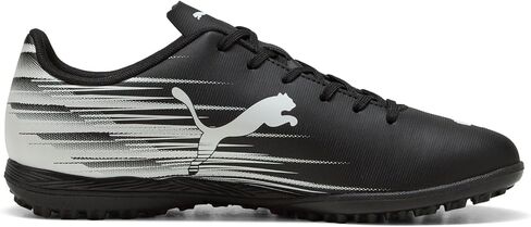 PUMA Men's ATTACANTO Turf Trainer Soccer Cleat Sneaker, Black White, 7.5 in Saudi Arabia