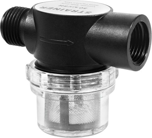 WASSERMANN RV Plumbing Parts, 1/2"NPSF-1/2"Barb Straight Swivel Adapter, Water Pump Fittings for Water Pump Strainer & RV Water Pumps, Nylon, 2 Pack in Saudi Arabia