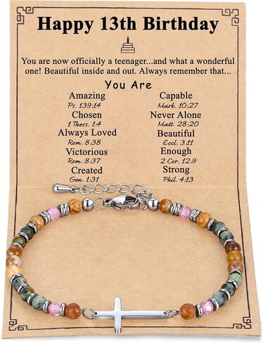 Dainty Cross Bracelet for Women, Christian Gifts for Women Friends Sister Daughter Mom Sister in Christ on Birthday Easter Christmas Stocking Stuffers Friendship Jewelry in Kuwait
