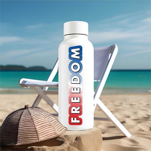 Freedom Liberty Autonoly Finyl Scener Sticker (White ، 8 Int) in Kuwait