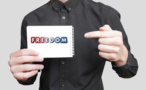 Freedom Liberty Autonoly Finyl Scener Sticker (White ، 8 Int) in Kuwait