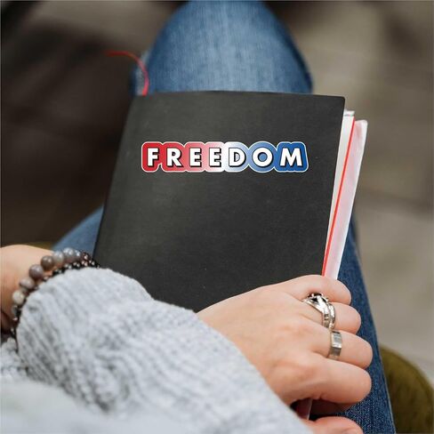 Freedom Liberty Autonoly Finyl Scener Sticker (White ، 8 Int) in Kuwait