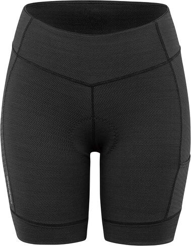 Louis Garneau Women's Fit Sensor Texture 7.5 Shorts, Black, X-Large in Kuwait