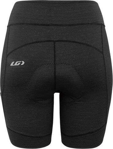 Louis Garneau Women's Fit Sensor Texture 7.5 Shorts, Black, X-Large in Kuwait