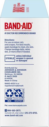 BAND-AID Brand Flexible Fabric Adhesive Tie-Dye Bandages, Fun Bandages Wound Care & Protection of Minor Cuts & Burns, Quilt-Aid Technology to Cushion Painful Wounds, Assorted Sizes, 100 ct in Saudi Arabia