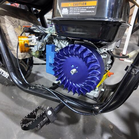 Upgrade Aluminum Flywheel 10krpm For Predator 212cc 196cc 224cc NonHemi Cast,For Honda GX200,For Coleman CT200U mini bikes，69730 69736 Red in Saudi Arabia