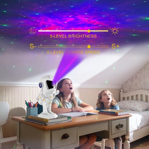 رائد الفضاء Galaxy Projector Robot Star Night Light Light Starry Nebula Spector LED مصباح LED مع Timer و Remote Control Light Light Projector ديكور غرفة عيد الميلاد وأعياد الميلاد in Saudi Arabia
