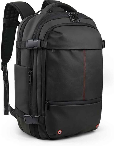 travel inspira Airback Backpack for Travel, 60L Expandable Vacuum Backpack with Electric Vacuum Pump, Water-Resistant & TSA Anti-Theft for Airplane Vacuum Seal Compression Air-Seal Bag for Travel in Saudi Arabia