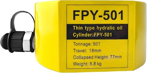 5 طن من أسطوانة جاك الهيدروليكية منخفضة 0.28 "السكتة الدماغية Porta RAM رامب الرفع الصناعي تراجع تلقائيا لإنشاء بناء شحن in Kuwait