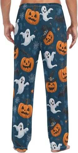 Colorful Dinosaurs Pajama Pants Dog Bone Footprint Lounge Sleepwear PJs Men's Pajama Bottoms Lightweight Sleep Pants L in Kuwait