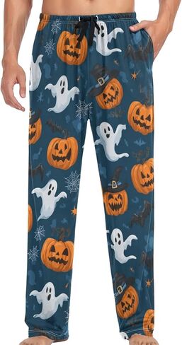 Colorful Dinosaurs Pajama Pants Dog Bone Footprint Lounge Sleepwear PJs Men's Pajama Bottoms Lightweight Sleep Pants L in Kuwait