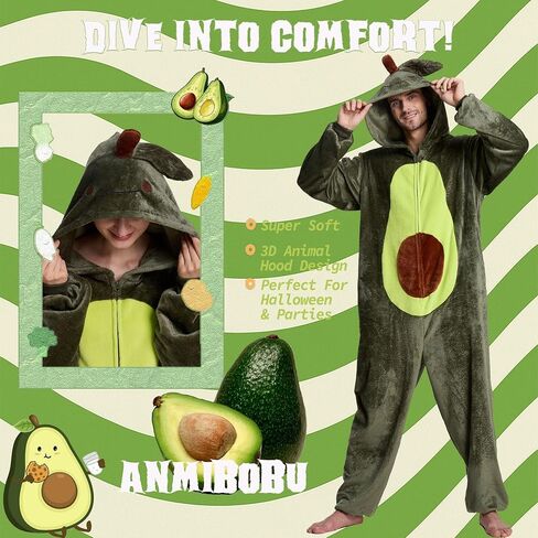 Unisex Adult Onesie Pajamas Animal Halloween Costume One Piece Cosplay Fleece Homewear in Saudi Arabia