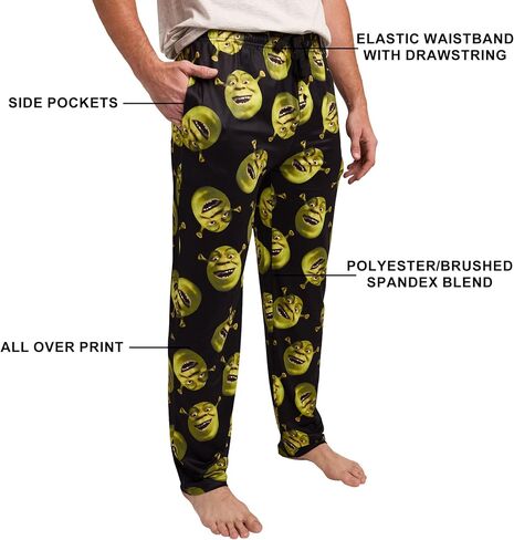 Bioworld Men's Shrek Sleep Pajama Pant in Saudi Arabia