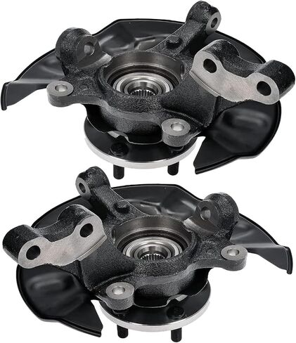 Front Left&Right Side Wheel Bearing Hub Steering Knuckle Assembly for Toyota Corolla L4 1.8L Sedan 2003 2004 2005 2006 2007 2008 Replace for 698-388 90363-40066 698-389 4321219015 in Saudi Arabia