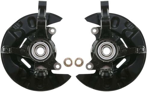 Front Left&Right Side Wheel Bearing Hub Steering Knuckle Assembly for Toyota Corolla L4 1.8L Sedan 2003 2004 2005 2006 2007 2008 Replace for 698-388 90363-40066 698-389 4321219015 in Saudi Arabia
