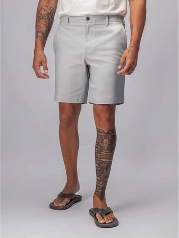 الرجال kapono 8 "inseam الكلاسيكية السراويل الأمامية المسطحة in Kuwait
