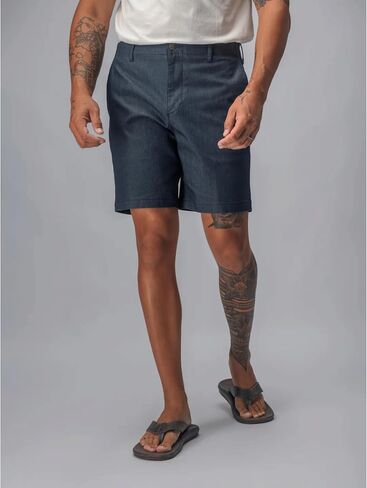 الرجال kapono 8 "inseam الكلاسيكية السراويل الأمامية المسطحة in Kuwait