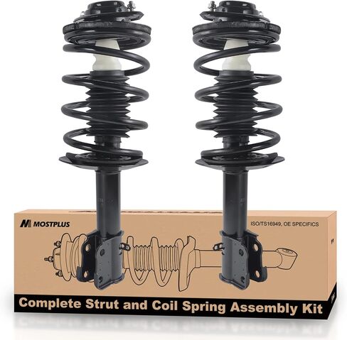 MOSTPLUS زوج الأمامي مجموعة كاملة الظهر 11651 11652 متوافق مع 1999-2006 Sebring/Dodge Stratus 2.0L 2.4L 2.7L 2.7L 3.0L V6 FWD SPRICK SPRICH in Kuwait