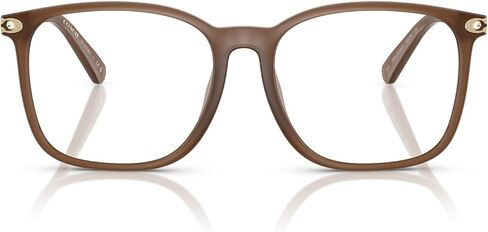 COACH Women's HC6254BD Square Prescription Eyewear Frames, Milky Tea/Demo Lens, 55 mm in Saudi Arabia